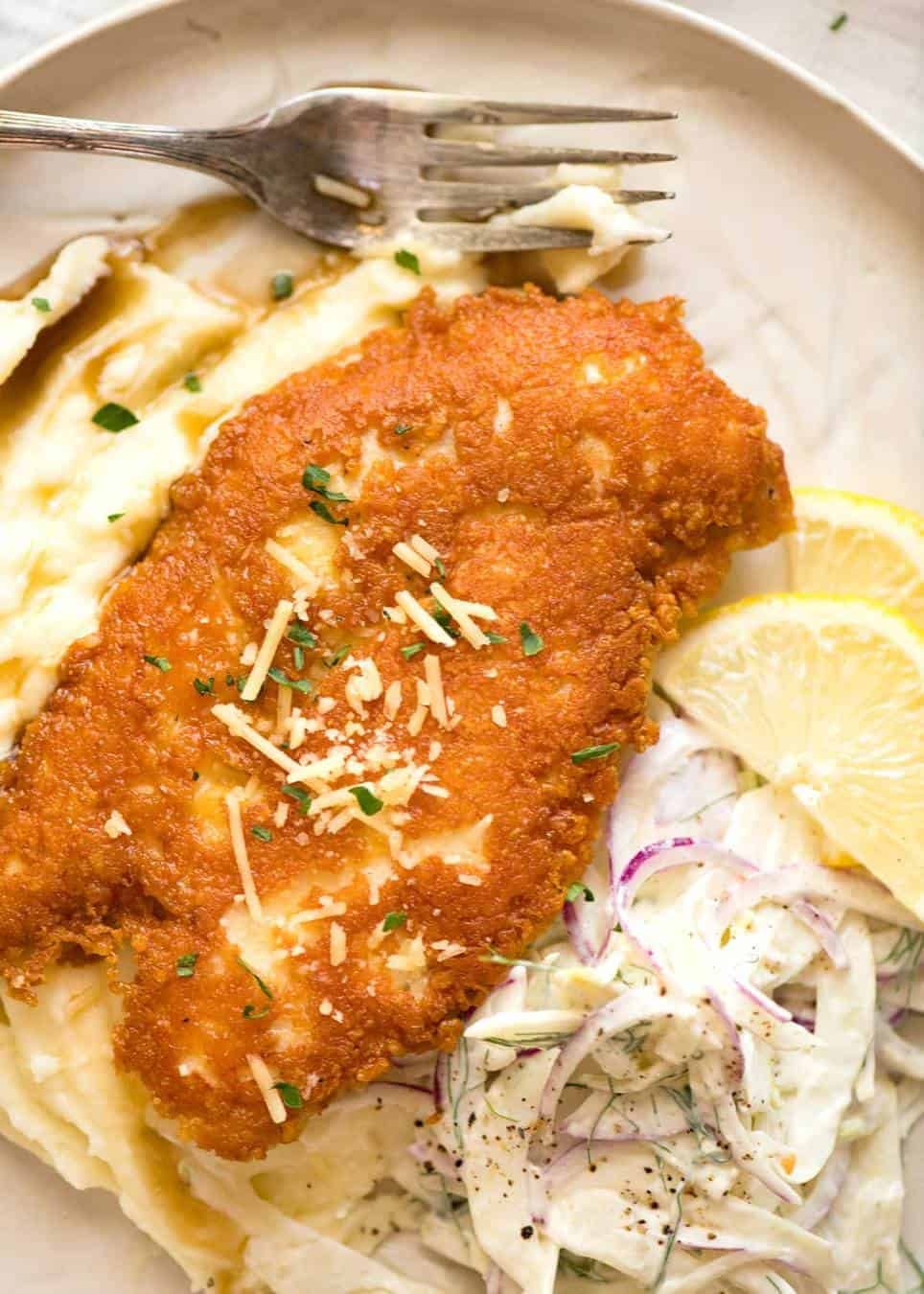 Crispy Parmesan Crusted Chicken