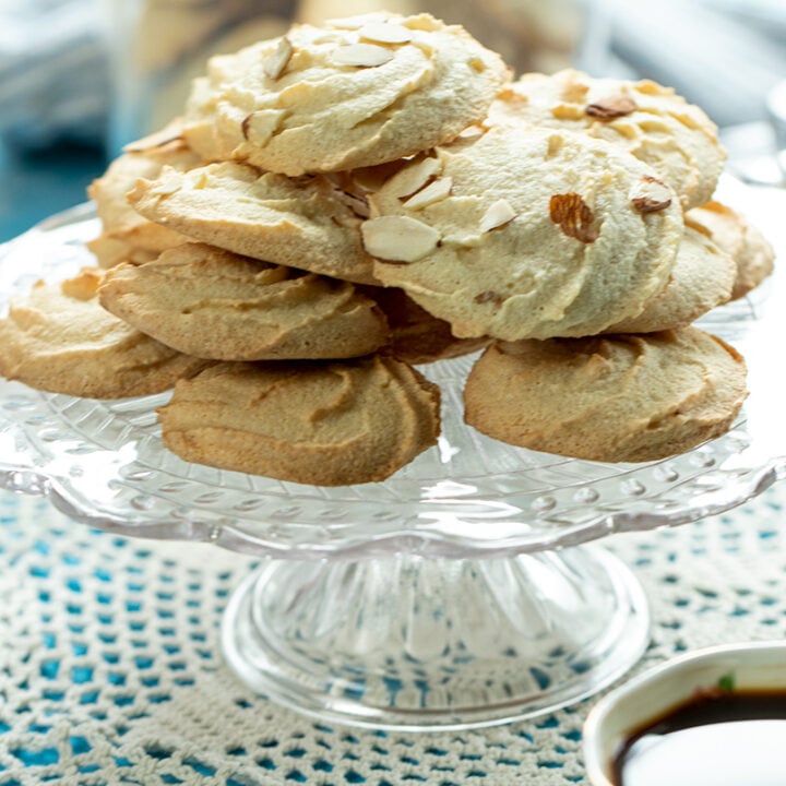 AMYGDALOTA: Greek-Style Chewy Almond Cookies