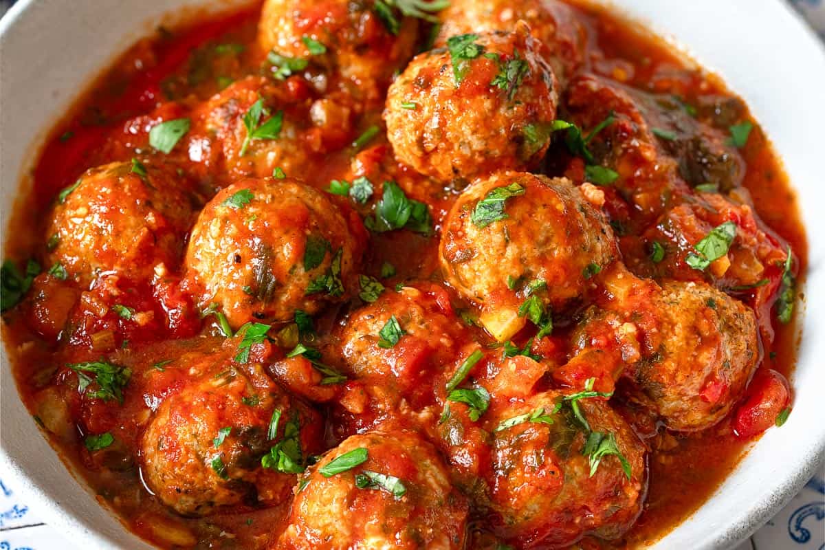 Moroccan Fish Kofta in a Spicy Harissa Sauce