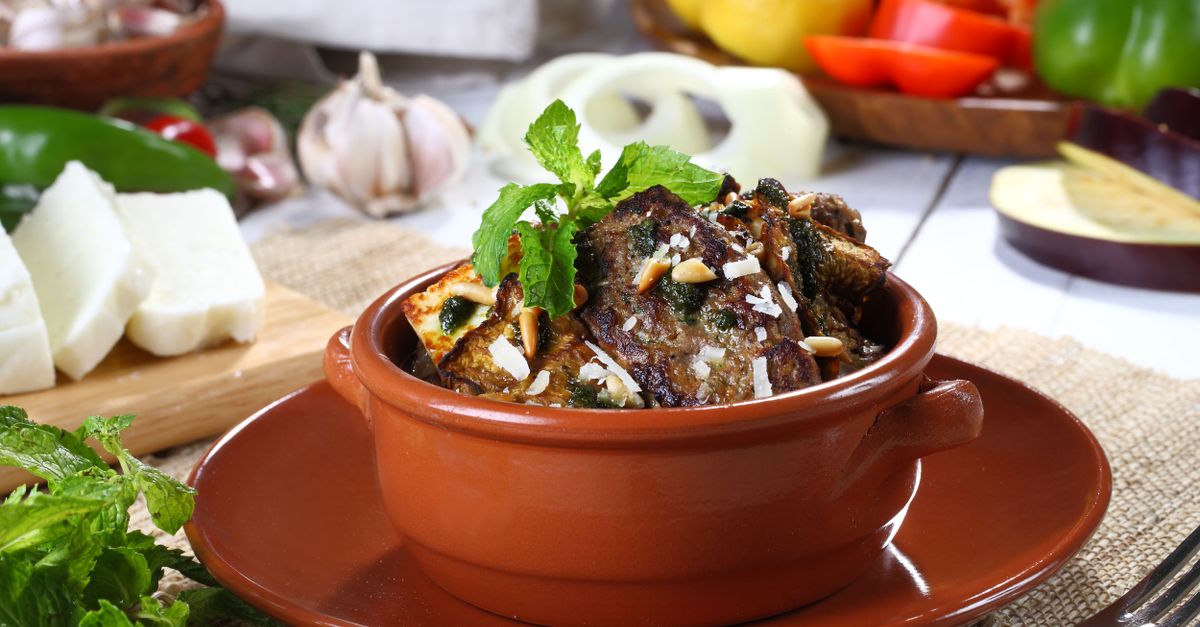 Spiced Halloumi and Aubergine Couscous with Lemon-Tahini Dressing