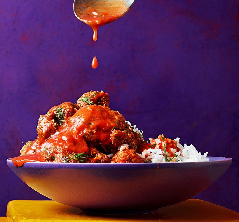 Soha's koftet roz (Egyptian rice meatballs)
