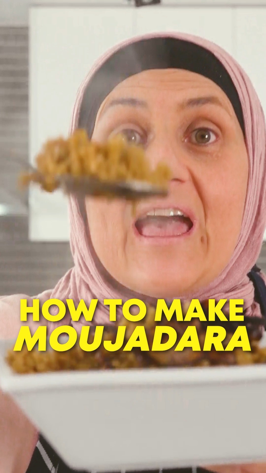 Mujaddara (Lebanese lentils and rice with caramelised onions)