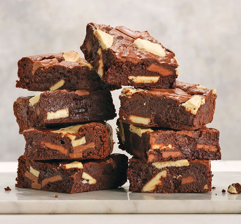 Next level triple chocolate brownies