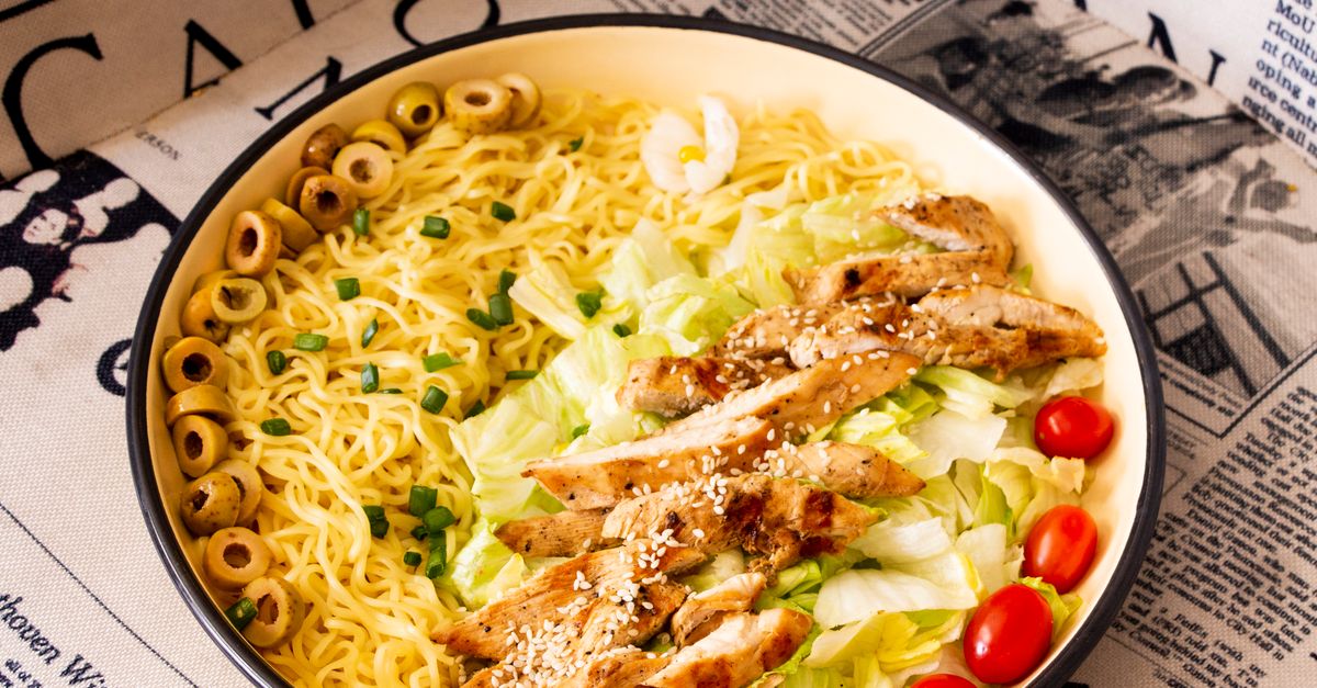 Sesame Noodle Salad with Cucumber and Edamame