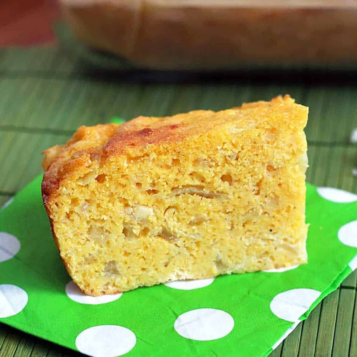 Sopa Paraguaya – Cheese and Onion Cornbread