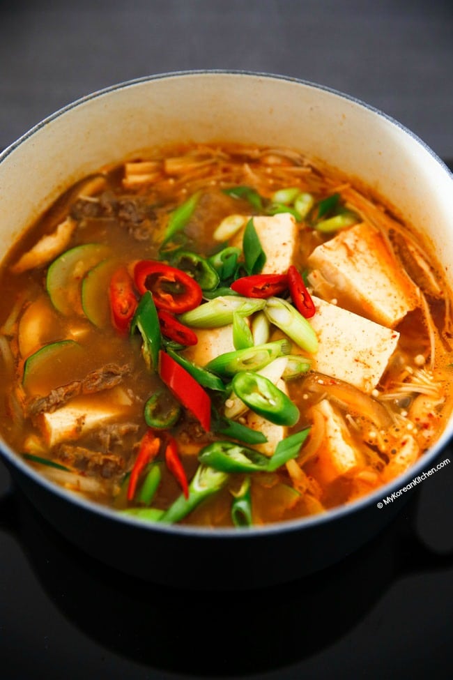 Doenjang Jjigae (Korean Soybean Paste Stew)