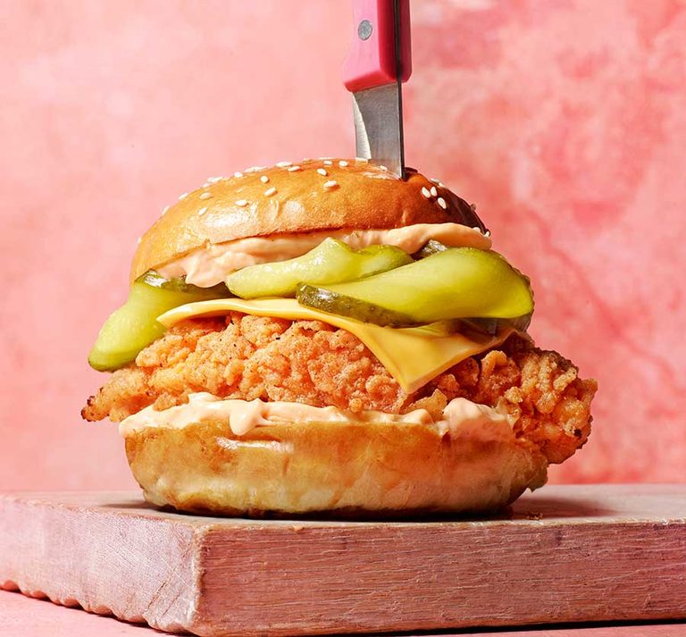 Next level chicken burgers