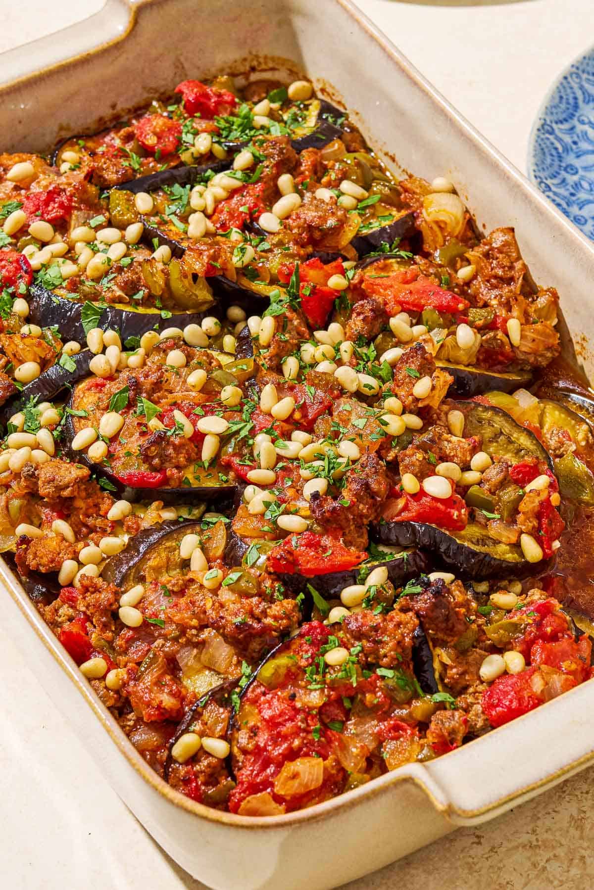 Egyptian Moussaka (Saucy Eggplant and Beef Casserole)