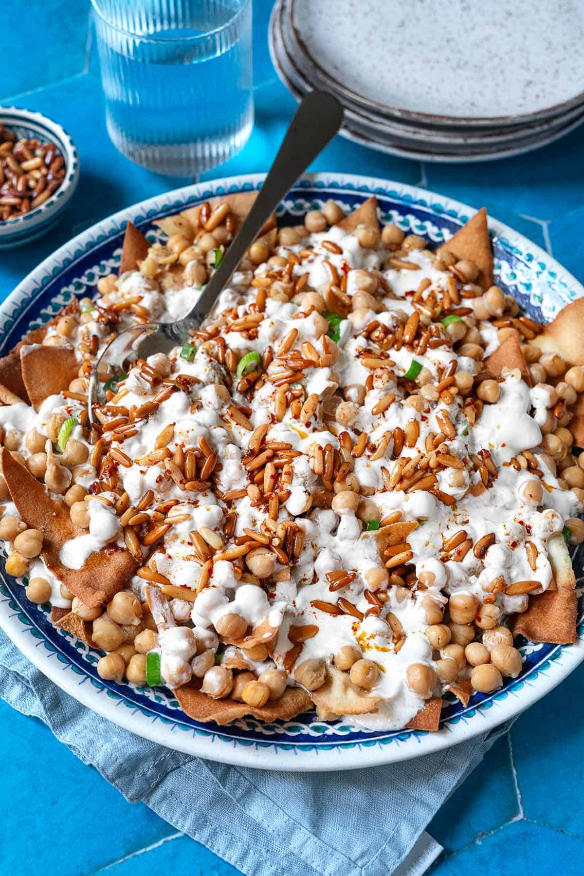 Fatteh (Spiced Chickpeas with Crispy Pita and Garlicky Yogurt)