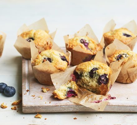 Easy blueberry muffins