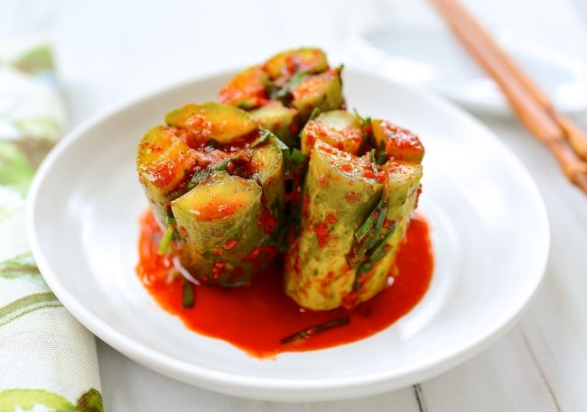 Oi Sobagi (Stuffed Cucumber Kimchi)