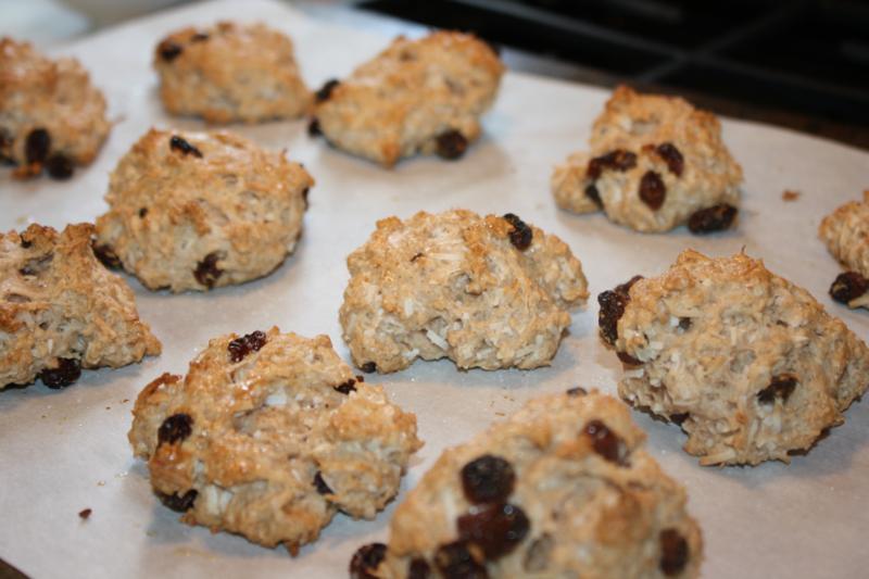 Coconut Drops with Tea Glaze
