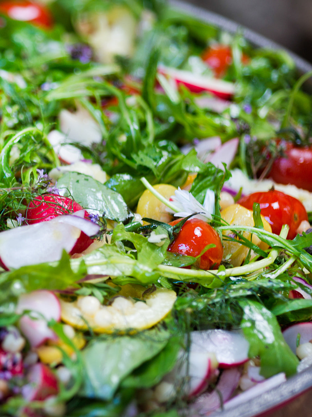 Roasted lemon and fregola salad