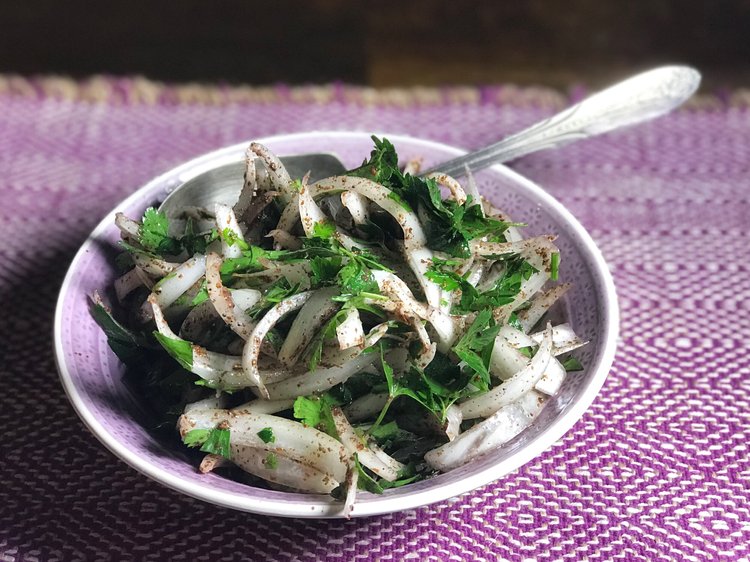 Anissa Helou’s Onion and Parsley Salad