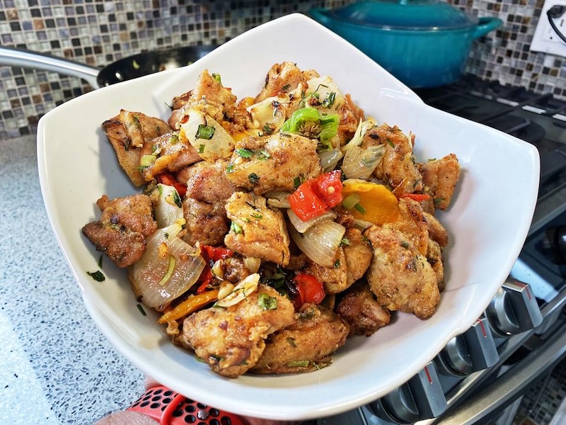 Caribbean Pepper Chicken (Pepper Chicken Thighs)