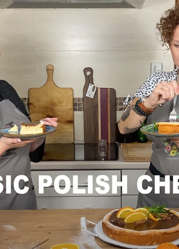 Classic Polish cheesecake (Polish-style sernik)