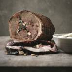 Stuffed Lamb with Spinach and Pine Nuts