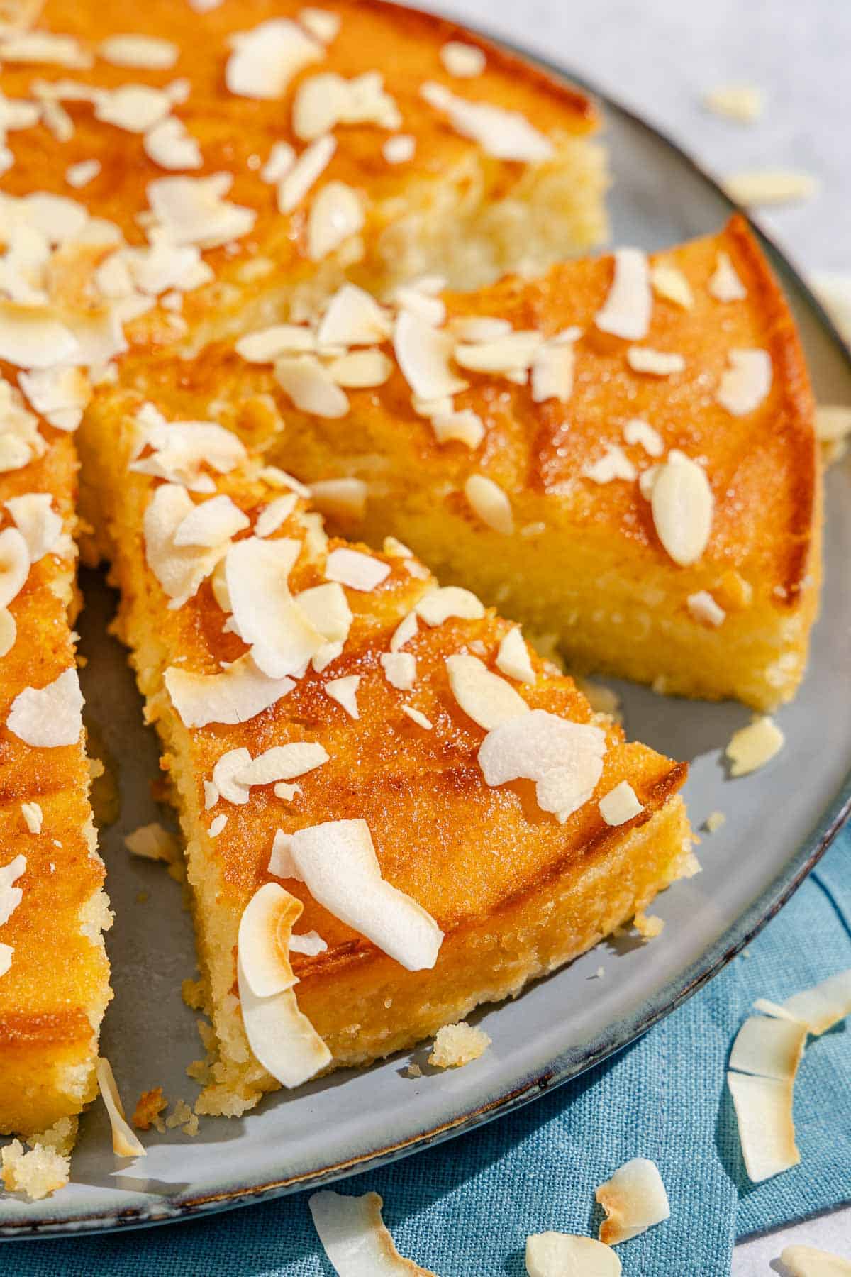 Basbousa (Egyptian Semolina Cake)