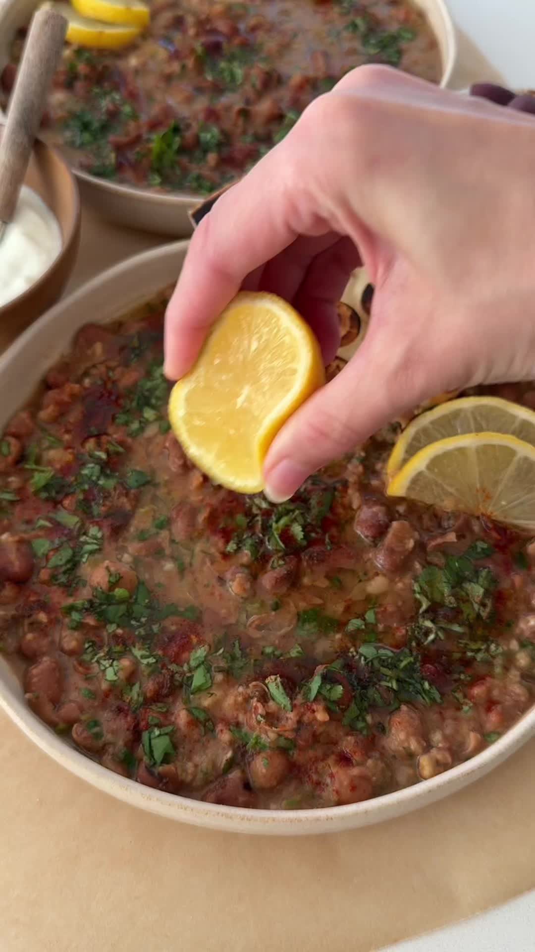 Ful medames (Egyptian fava bean stew)