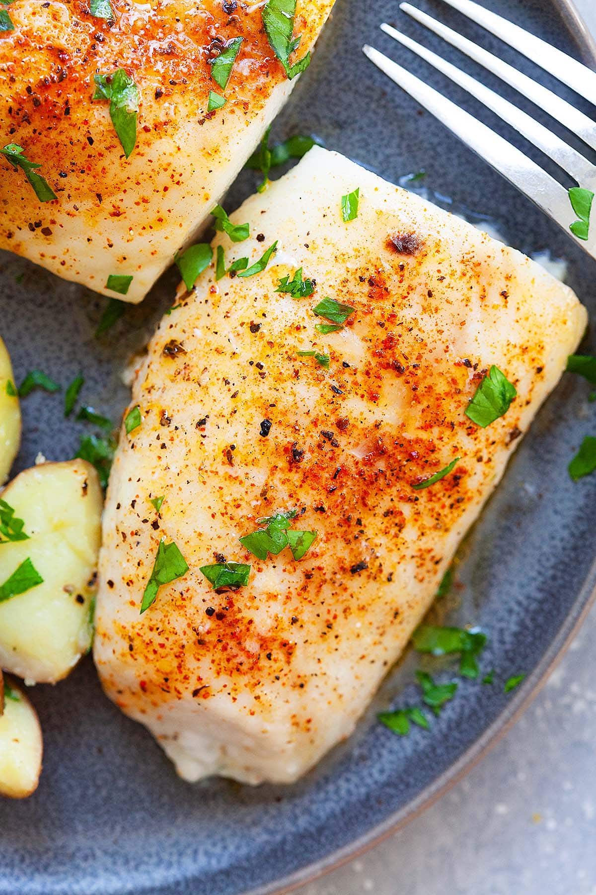 Moist Oven Baked Cod