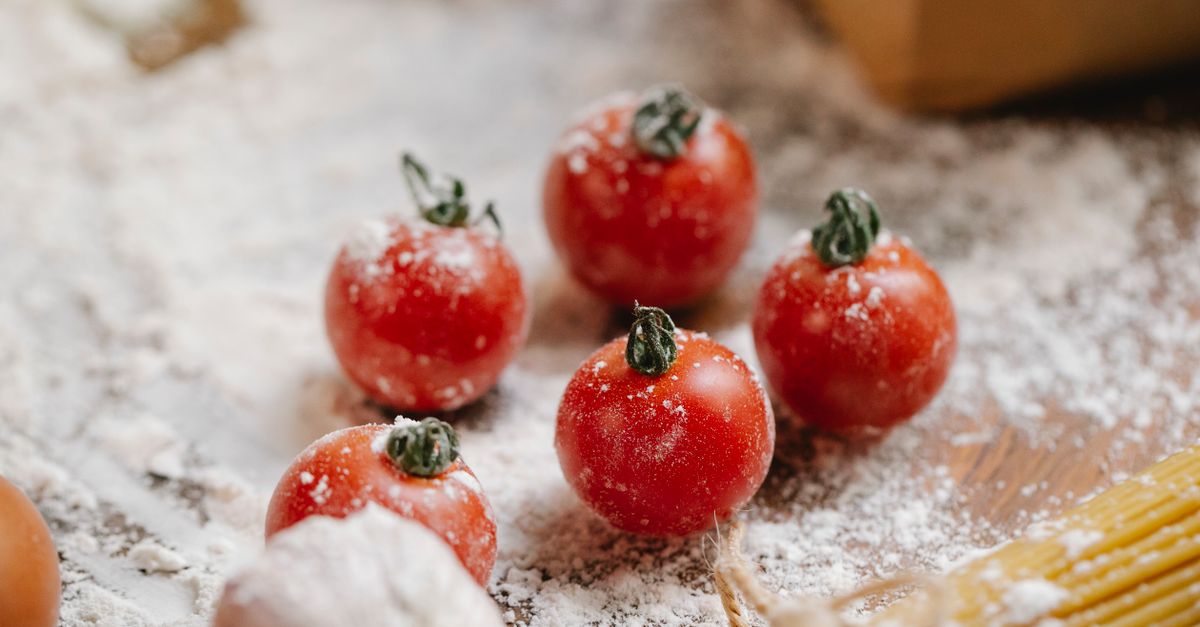 Italian Tomato & White Bean Soup with Basil Oil