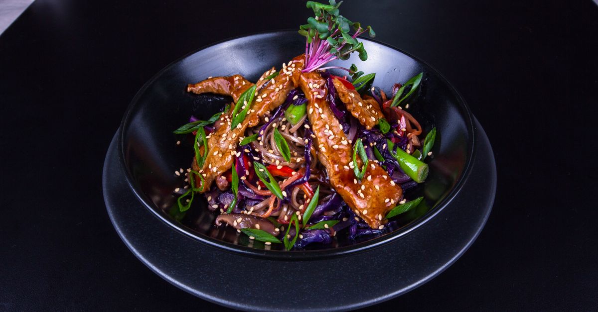 Miso-Glazed Tempeh Stir-Fry with Brown Rice and Greens