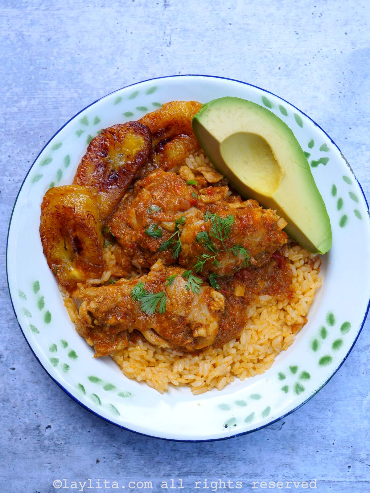 Seco de pollo (Ecuadorian chicken stew)