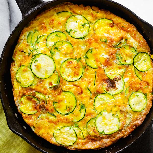Zucchini and Corn Frittata