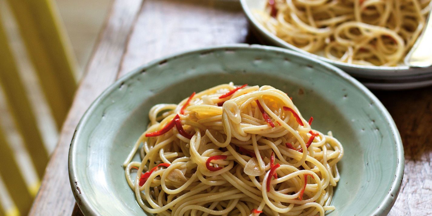 Spaghetti aglio, olio e peperoncino