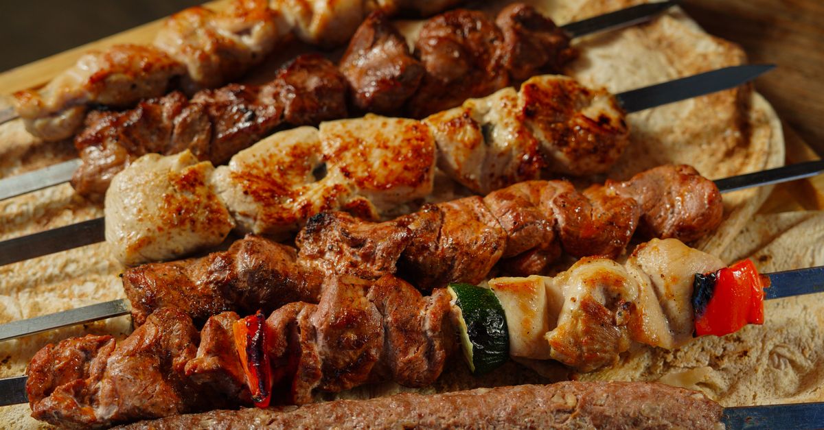 Spiced Lamb Kofta Skewers with Tangy Sumac Yogurt