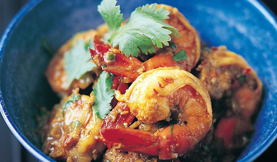 Hot and Sour Indonesian Prawns (Garlic Prawns)