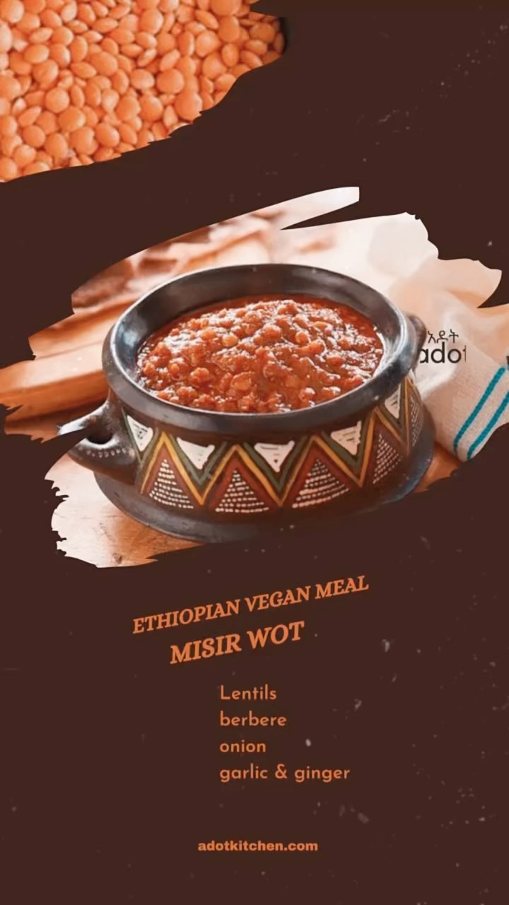 Misir Wat (Ethiopian Red Lentil Stew)