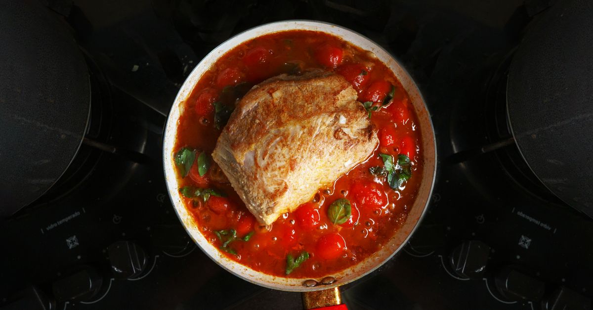 Italian Braised Pork Shoulder with Cannellini Beans and Rosemary