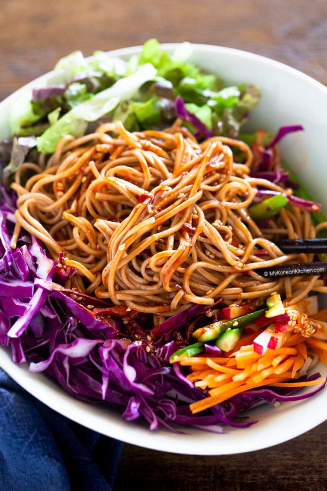 Bibim Guksu (Korean Cold Noodle Salad)