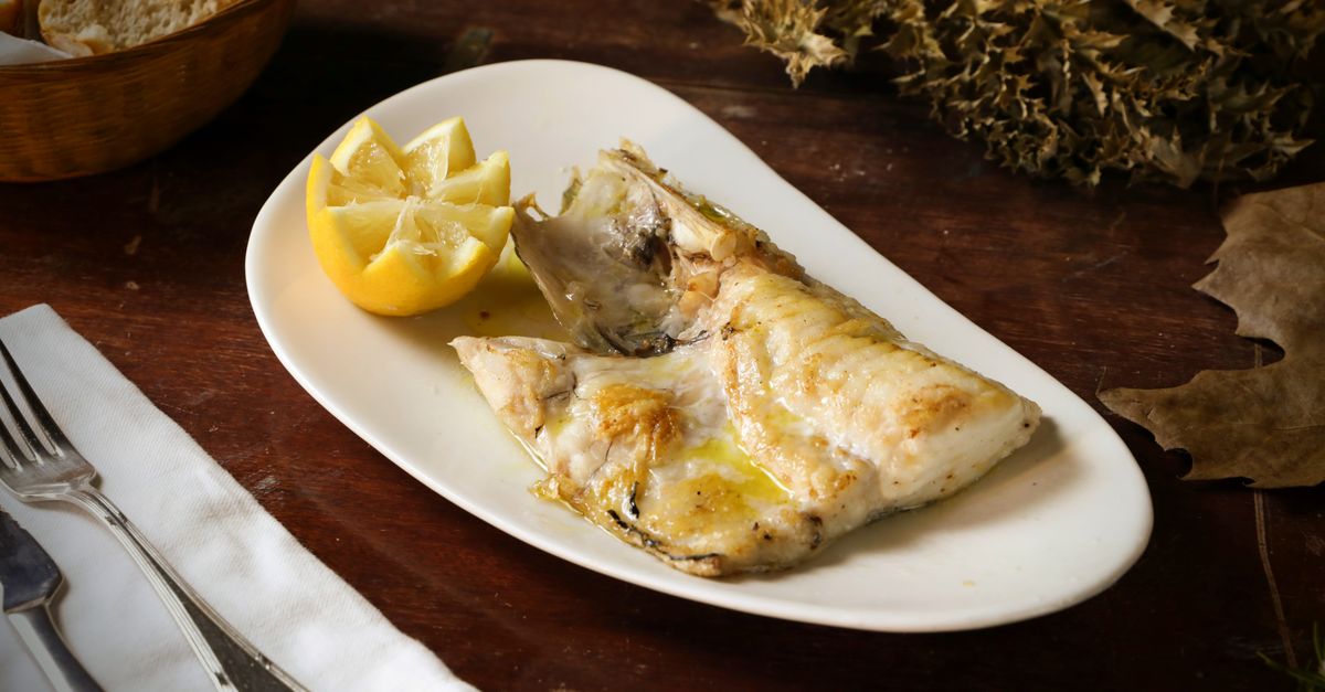 Baked White Fish en Papillote with Tomato, Olives & Herbs