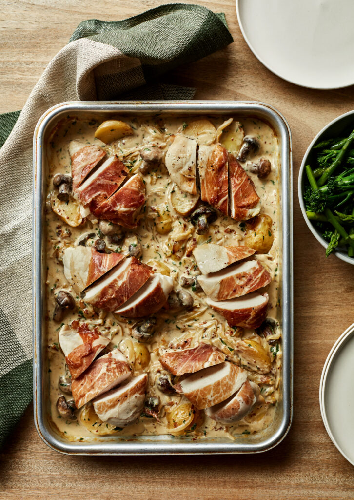 Mary Berry Chicken Tartiflette Traybake