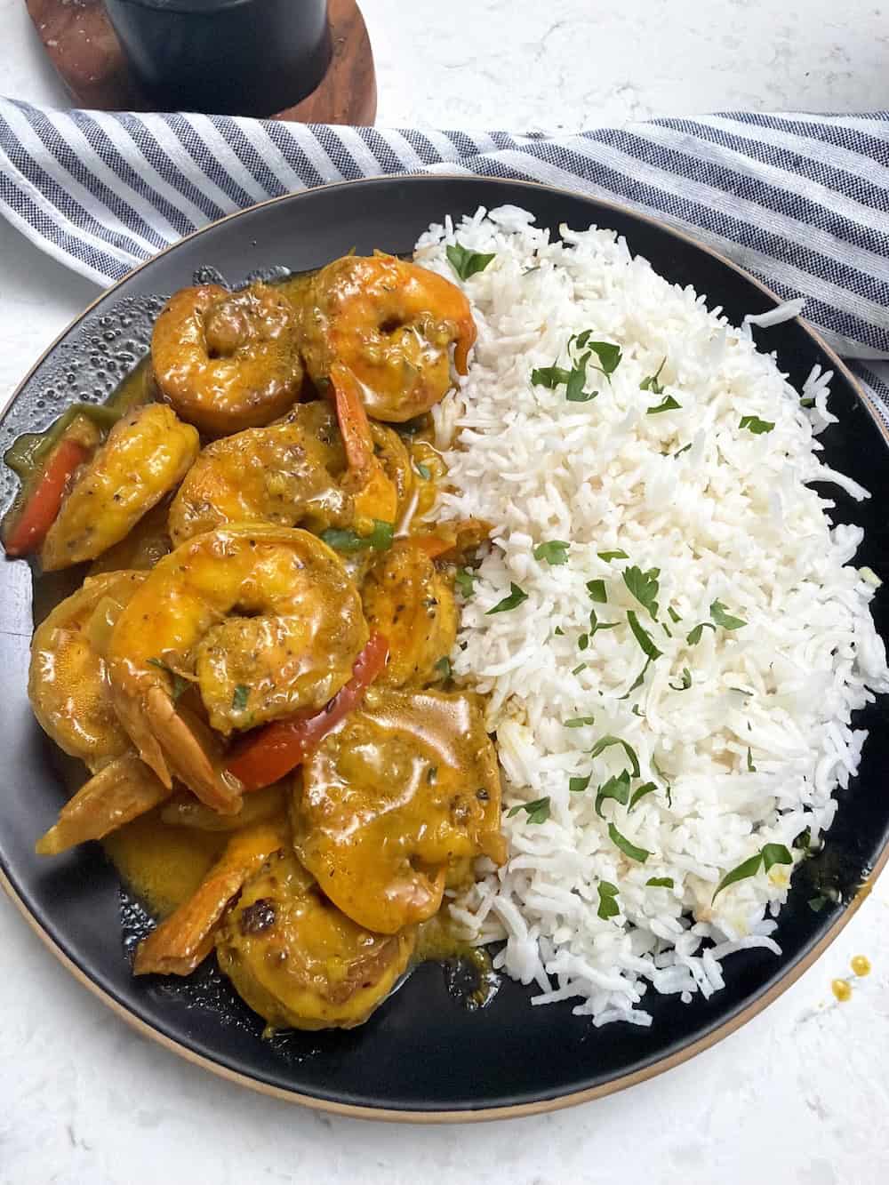 Jamaican Curry Shrimp