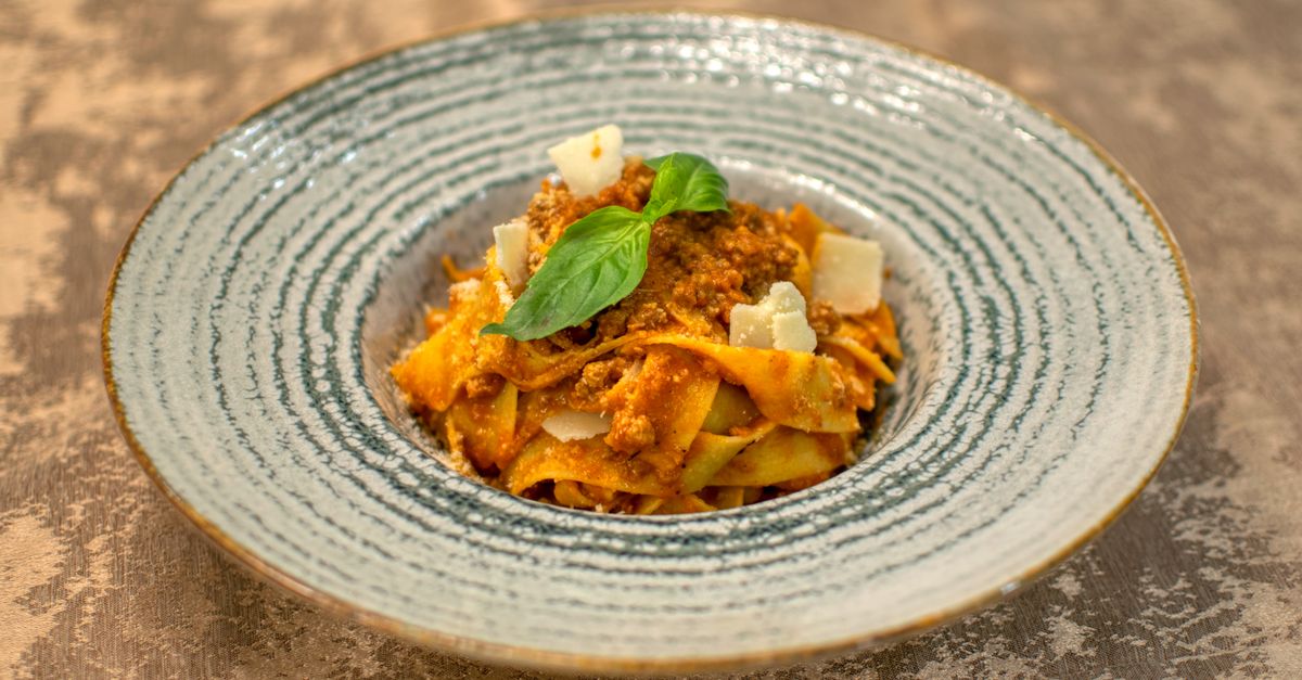 Pappardelle Arrabbiata with Wilted Spinach