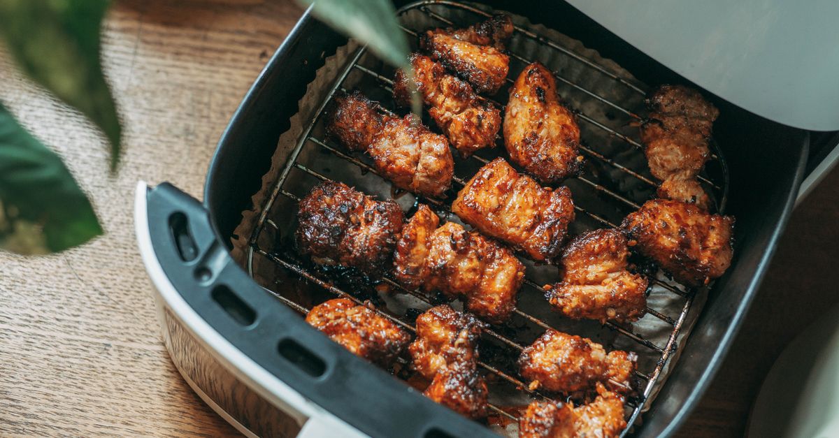 Air fryer miso aubergine