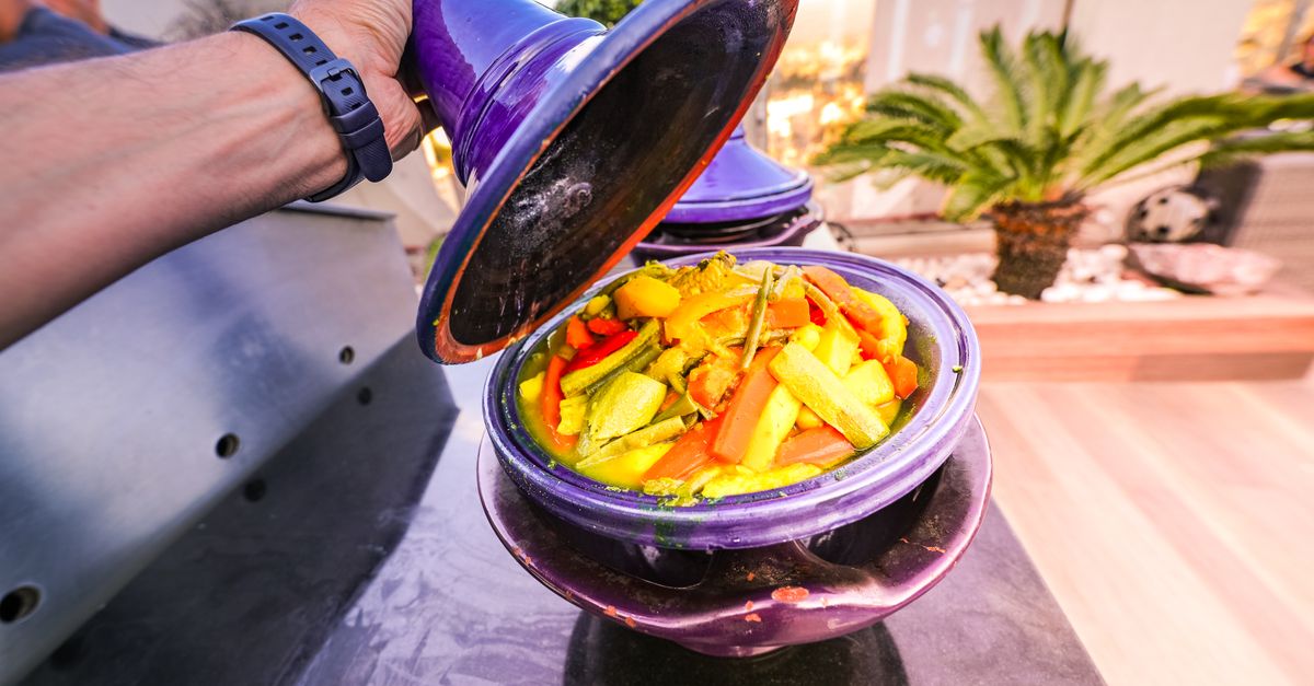 Moroccan Vegetable Tagine with Couscous and Harissa