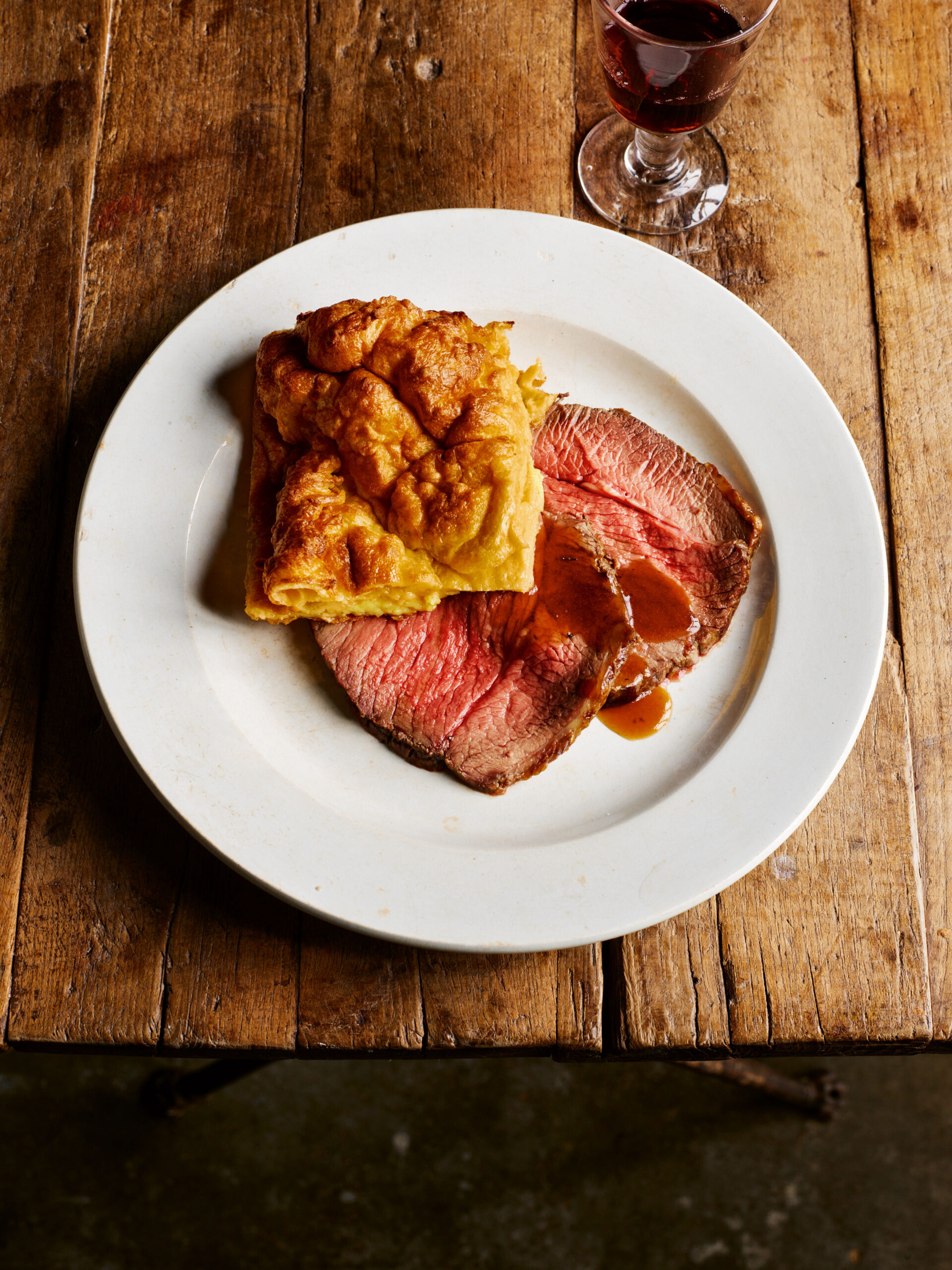 Rick Stein Roast Topside of Beef with Yorkshire Pudding