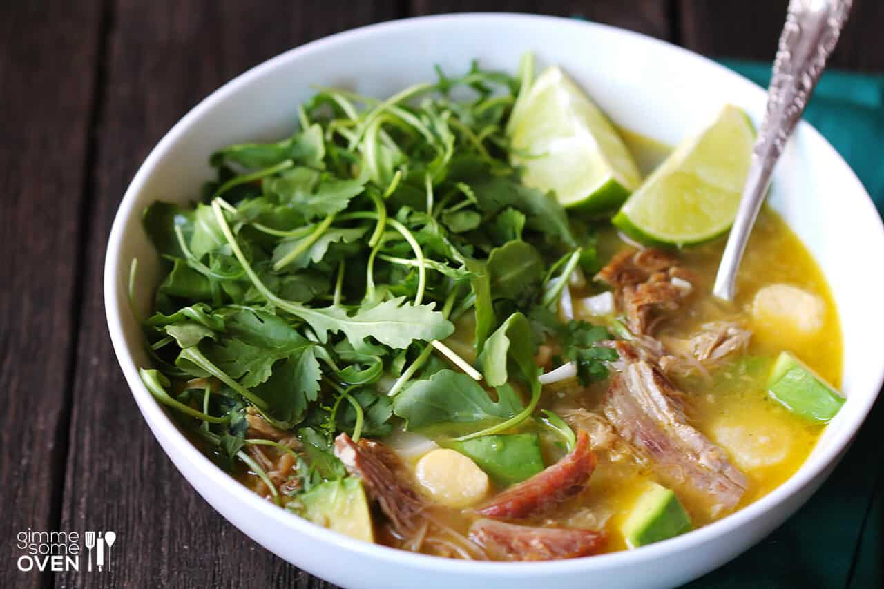 Carnitas Caldo (Carnitas Soup)