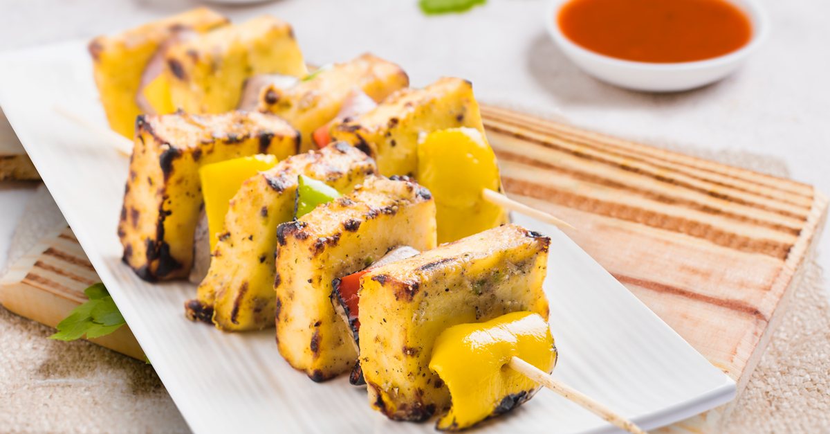 Indian Spiced Paneer and Pea Curry