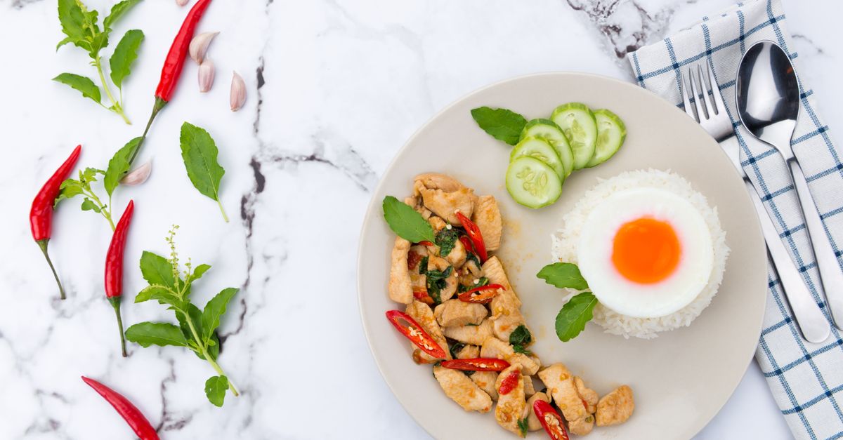 Thai-Spiced Stir-Fried Broccoli with Tofu & Coconut Sauce