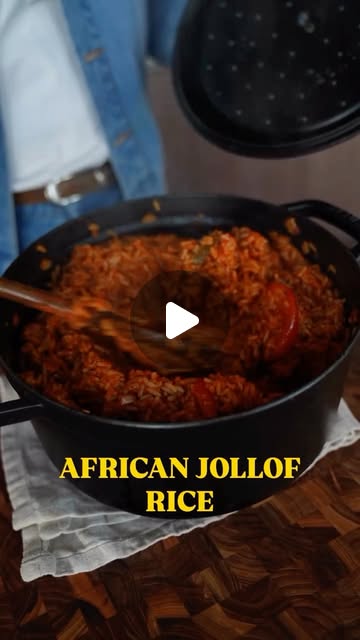 Jollof Rice with Pepper Tomato Sauce