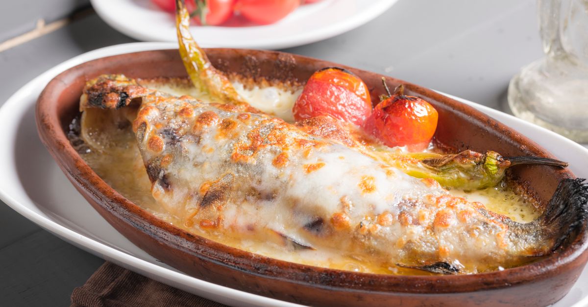 Greek Baked Sea Bream with Herbs and Lemon