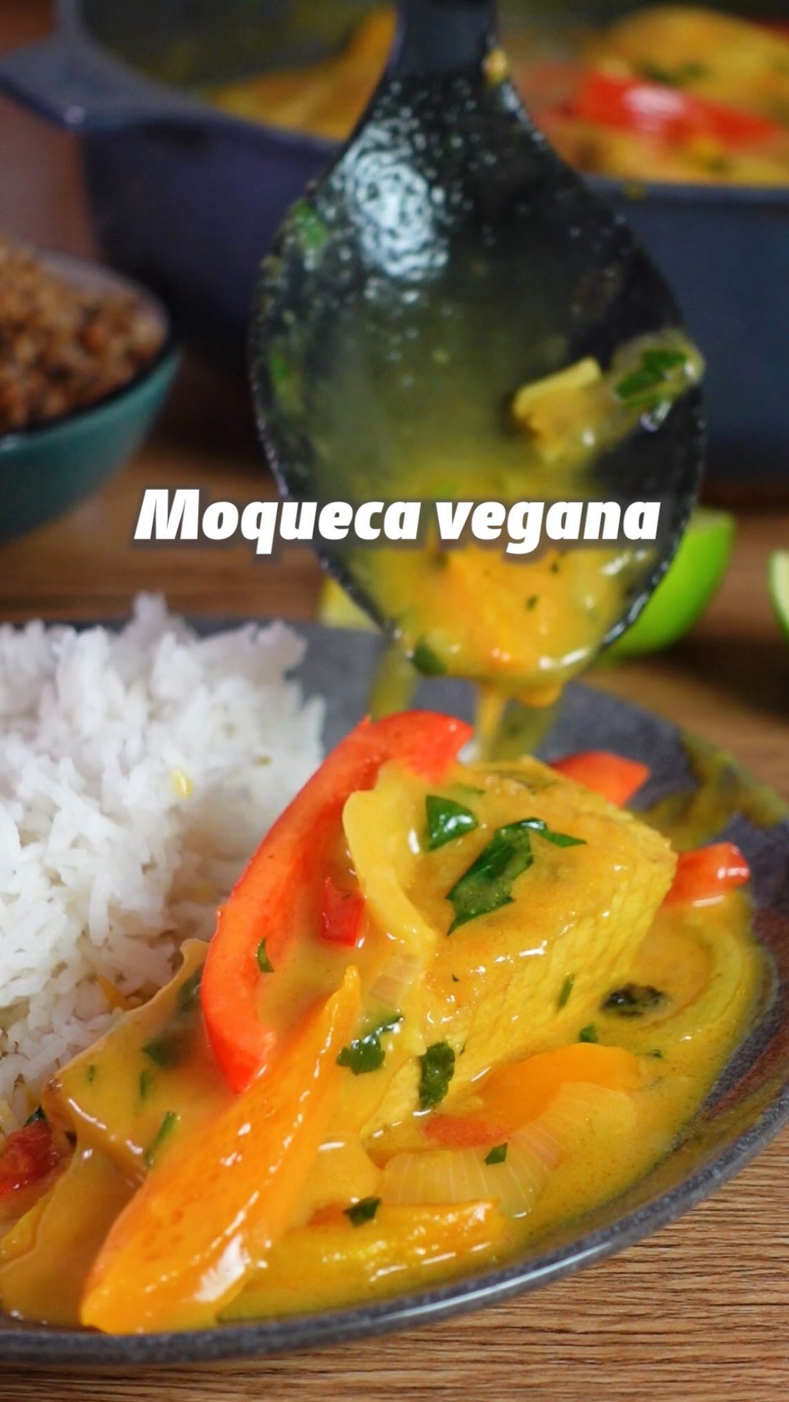 Vegan Moqueca with Tofu (Moqueca Vegana) & Roasted Coconut Rice