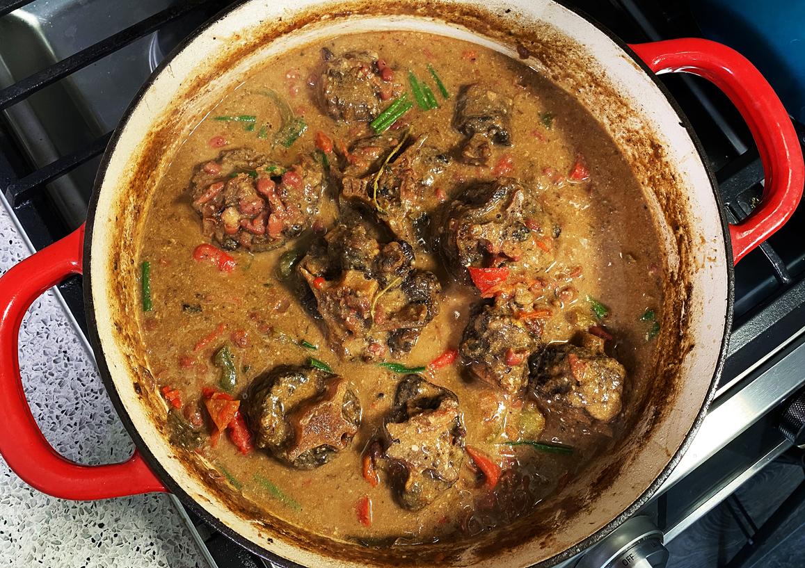 Classic Caribbean Brown Stew Oxtail