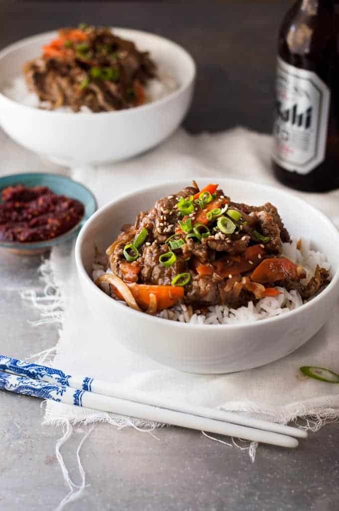 Korean Bulgogi Beef Stir Fry
