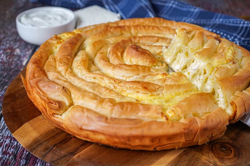 Banitsa (Bulgarian Cheese Pie)